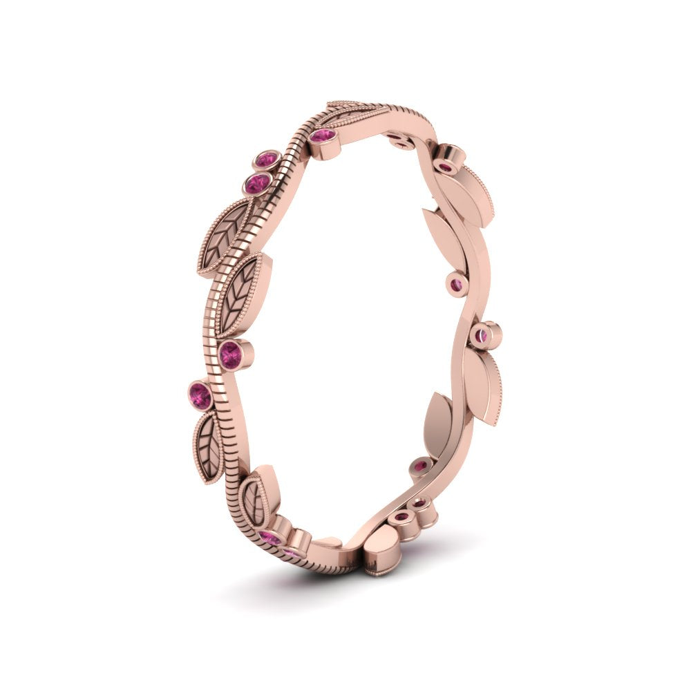 leaf-and-curl-pink-sapphire-enamel-band-in-rose-gold-FDEWB8349BGSADRPI-NL-RG