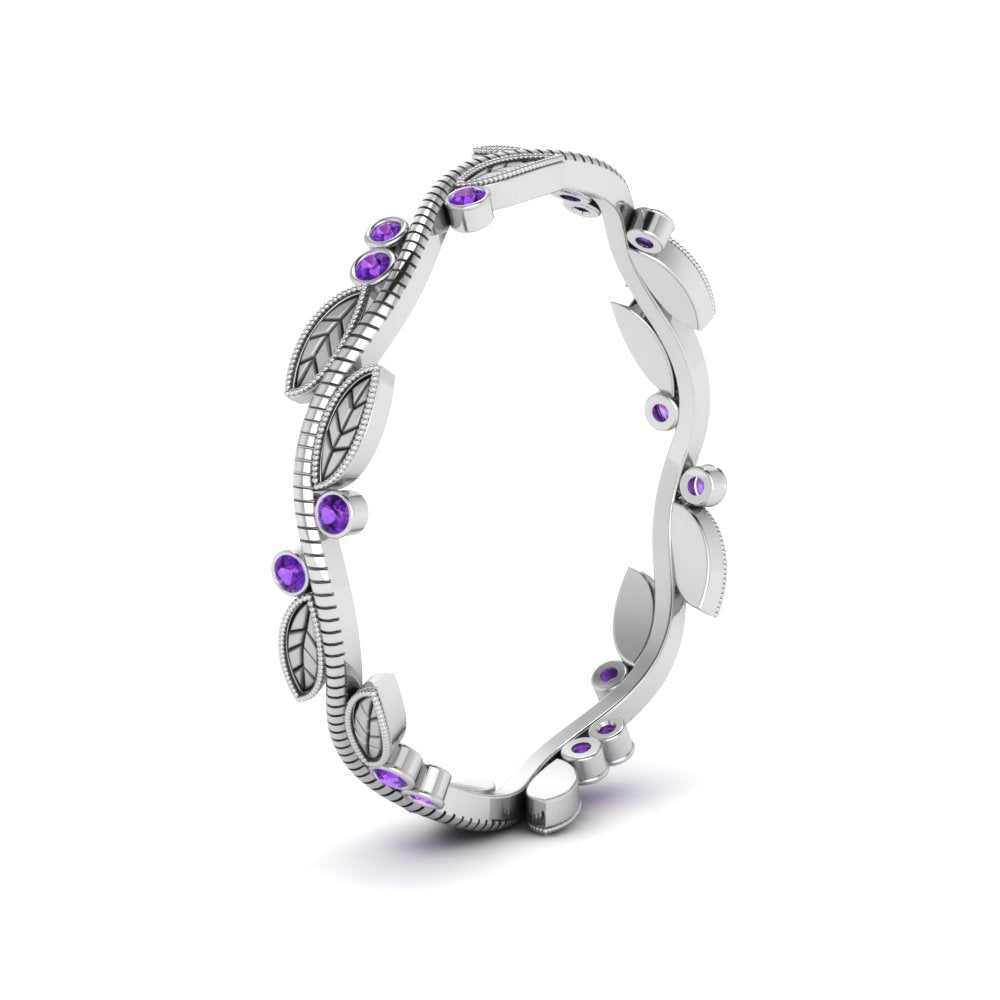 leaf-and-curl-purple-topaz-enamel-band-in-white-gold-FDEWB8349BGVITO-NL-WG