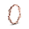 Load image into Gallery viewer, leaf-and-curl-ruby-enamel-band-in-rose-gold-FDEWB8349BGRUDR-NL-RG
