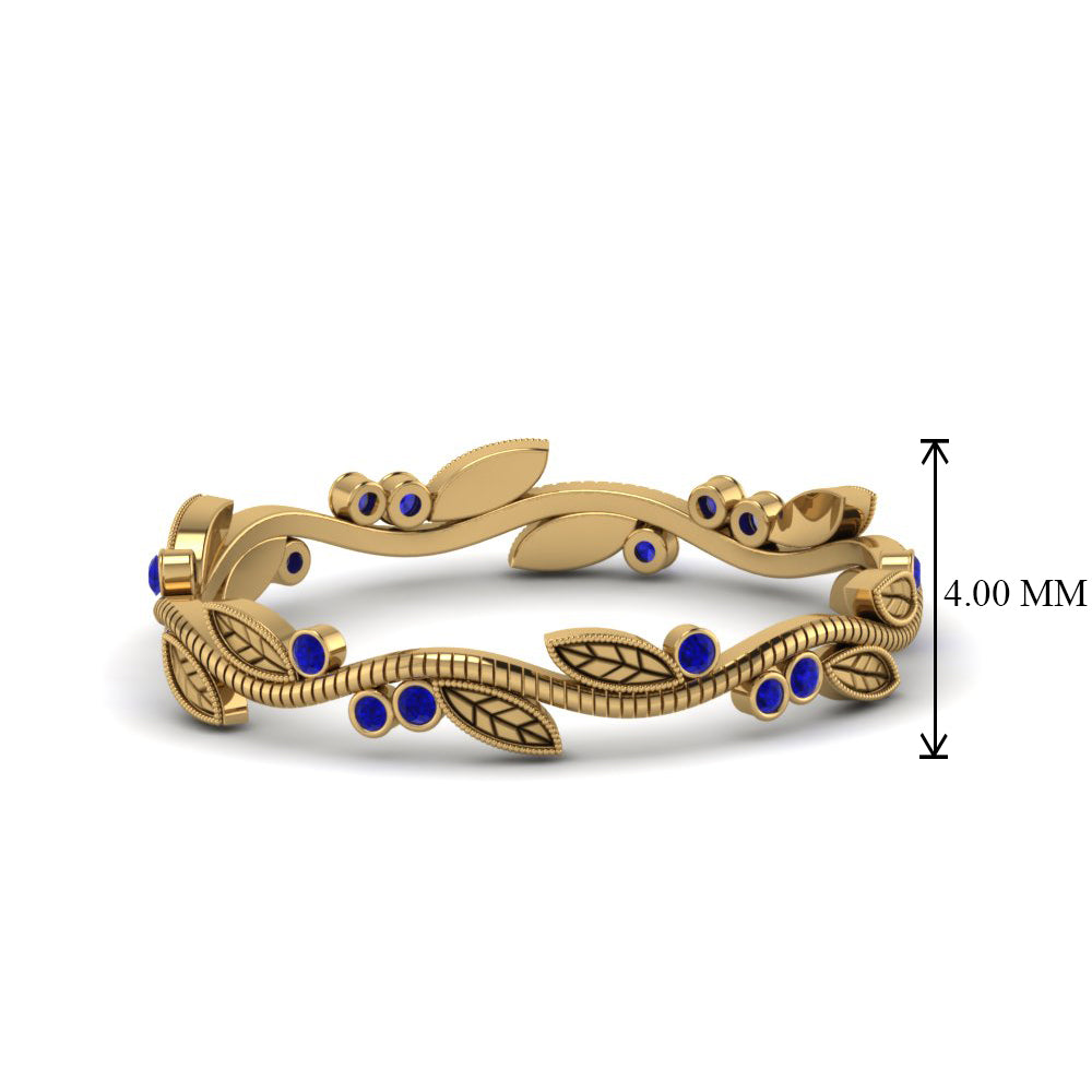 leaf-and-curl-sapphire-enamel-band-in-yellow-gold-FDEWB8349BGSABL-NL-YG