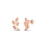Load image into Gallery viewer, leaf-design-diamond-earrings-in-rose-gold-fdear11706angle1-nl-rg.jpg?v=1771329150