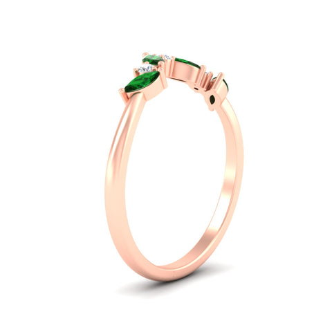 leaf-design-marquise-and-round-emerald-wedding-band-in-rose-gold-fd11615gemgrangle2-nl-rg.jpg