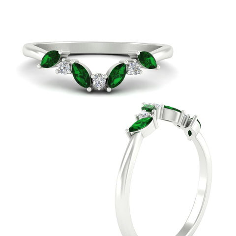 leaf-design-marquise-and-round-emerald-wedding-band-in-white-gold-fd11615gemgrangle3-nl-wg.jpg