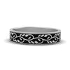 Load image into Gallery viewer, leaf-enamel-gold-mens-wedding-band-ring-in-white-gold-FD9954B-NL-WG_10768e20-baab-43af-bb59-94270e375310