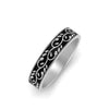 Load image into Gallery viewer, leaf-enamel-gold-mens-wedding-band-ring-in-white-gold-FD9954BANGLE2-NL-WG_1ca48d01-9233-47fb-9847-41ec1207dd36