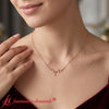 Load image into Gallery viewer, leaf-necklace-in-rose-gold-FDPD8582