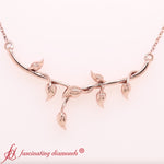 Load image into Gallery viewer, leaf-necklace-in-rose-gold-fdpd8582-nl-rg