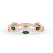 leaf-on-vine-diamond-wedding-band-with-marquise-emerald-in-rose-gold-FD-ENR3211FBGEMGR-NL-RG