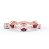 Load image into Gallery viewer, leaf-on-vine-diamond-wedding-band-with-marquise-pink-sapphire-in-rose-gold-FD-ENR3211FBGSADRPI-NL-RG-HW