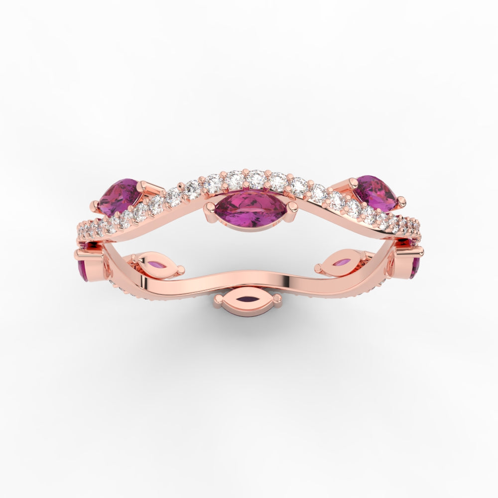 leaf-on-vine-diamond-wedding-band-with-marquise-pink-sapphire-in-rose-gold-FD-ENR3211FBGSADRPIANGLE5-NL-RG