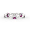Load image into Gallery viewer, leaf-on-vine-diamond-wedding-band-with-marquise-pink-sapphire-in-white-gold-FD-ENR3211FBGSADRPI-NL-WG