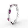 Load image into Gallery viewer, leaf-on-vine-diamond-wedding-band-with-marquise-pink-sapphire-in-white-gold-FD-ENR3211FBGSADRPIANGLE2-NL-WG