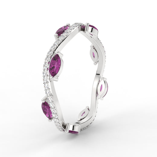 leaf-on-vine-diamond-wedding-band-with-marquise-pink-sapphire-in-white-gold-FD-ENR3211FBGSADRPIANGLE2-NL-WG
