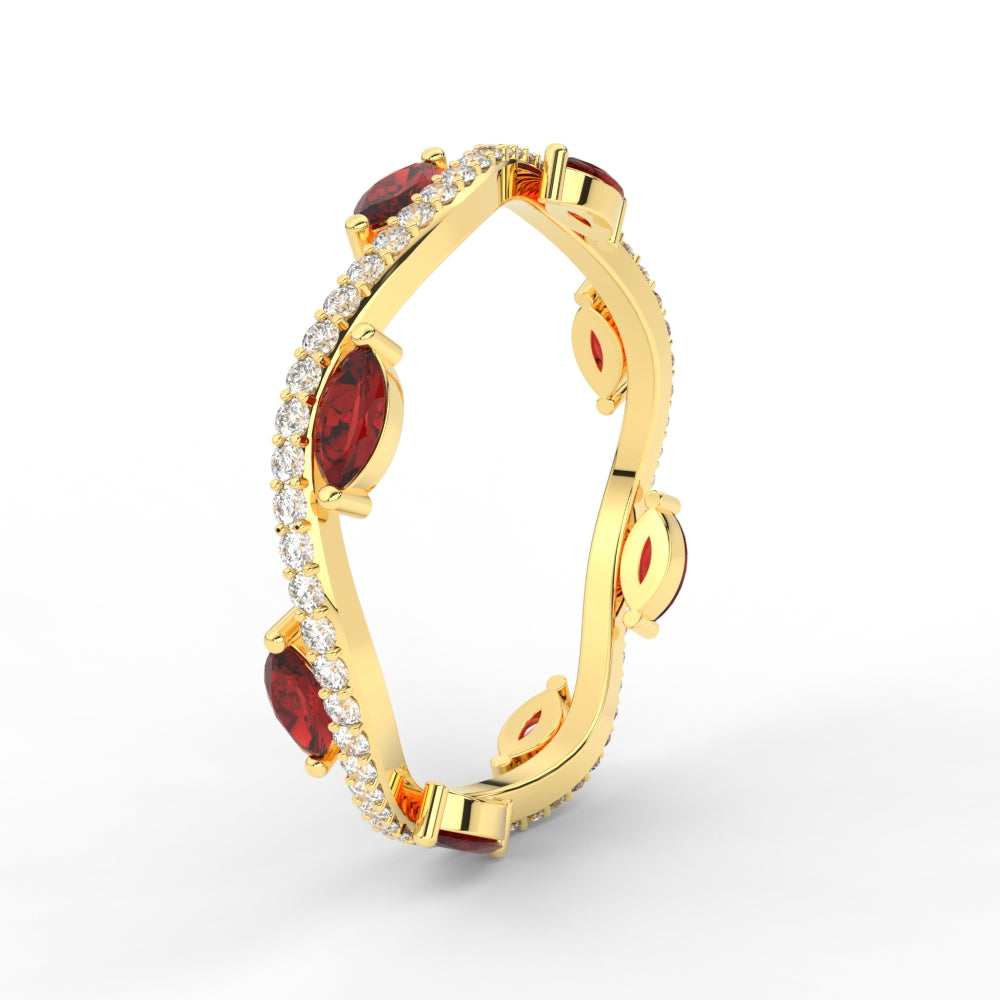 leaf-on-vine-diamond-wedding-band-with-marquise-ruby-in-yellow-gold-FD-ENR3211FBGRUDRANGLE2-NL-YG