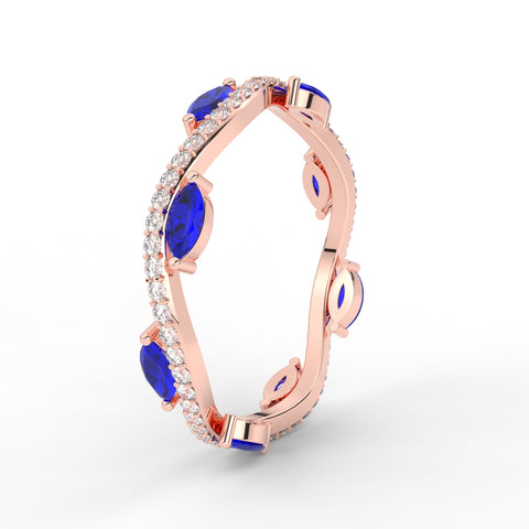 leaf-on-vine-diamond-wedding-band-with-marquise-sapphire-in-rose-gold-FD-ENR3211FBGSABLANGLE2-NL-RG