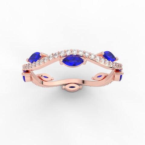 leaf-on-vine-diamond-wedding-band-with-marquise-sapphire-in-rose-gold-FD-ENR3211FBGSABLANGLE5-NL-RG