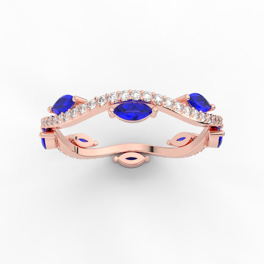 leaf-on-vine-diamond-wedding-band-with-marquise-sapphire-in-rose-gold-FD-ENR3211FBGSABLANGLE5-NL-RG