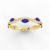 Load image into Gallery viewer, leaf-on-vine-diamond-wedding-band-with-marquise-sapphire-in-yellow-gold-FD-ENR3211FBGSABLANGLE5-NL-YG
