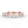 Load image into Gallery viewer, leaf-on-vine-wedding-band-with-marquise-diamond-in-rose-gold-fdenr3211fbsleep-nl-rg-hw
