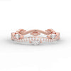 Load image into Gallery viewer, leaf-on-vine-wedding-band-with-marquise-diamond-in-rose-gold-fdenr3211fbsleep-nl-rg