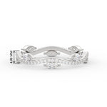 Load image into Gallery viewer, leaf-on-vine-wedding-band-with-marquise-diamond-in-white-gold-FD-ENR3211FB-NL-WG-HW
