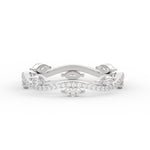 Load image into Gallery viewer, leaf-on-vine-wedding-band-with-marquise-diamond-in-white-gold-FD-ENR3211FB-NL-WG
