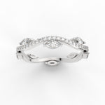 Load image into Gallery viewer, leaf-on-vine-wedding-band-with-marquise-diamond-in-white-gold-FD-ENR3211FBANGLE5-NL-WG
