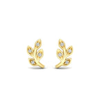 Load image into Gallery viewer, leaf-shaped-diamond-stud-earrings-in-yellow-gold-fdear11706angle2-nl-yg.jpg?v=1771328694