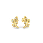 Load image into Gallery viewer, leaf-shaped-diamond-stud-earrings-in-yellow-gold-fdear11706angle4-nl-yg.jpg?v=1771328694
