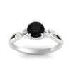 Load image into Gallery viewer, leaf-vine-round-solitaire-black-diamond-engagement-ring-in-white-gold-fdens11688rorgblackangle5-nl-wg.jpg?v=1777267103
