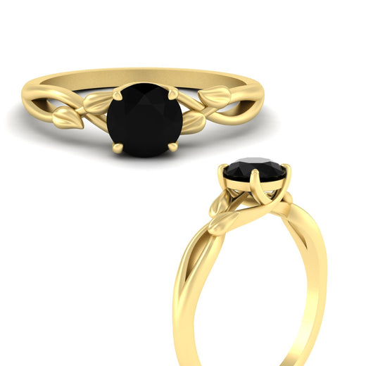 leaf-vine-round-solitaire-black-diamond-engagement-ring-in-yellow-gold-fdens11688rorgblackangle3-nl-yg.jpg?v=1777267104