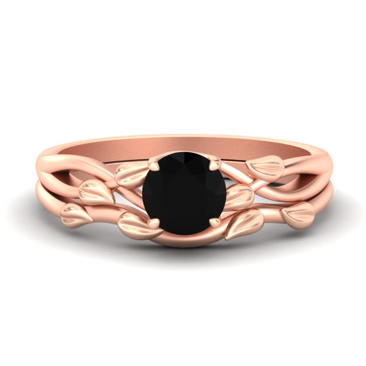 leaf-vine-round-solitaire-black-diamond-wedding-ring-set-in-rose-gold-fdens11688rogblacksleep-nl-rg.jpg?v=1777270309