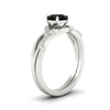 Load image into Gallery viewer, leaf-vine-round-solitaire-black-diamond-wedding-ring-set-in-white-gold-fdens11688rogblackangle2-nl-wg.jpg?v=1777270309