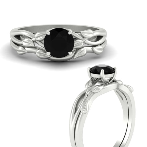 leaf-vine-round-solitaire-black-diamond-wedding-ring-set-in-white-gold-fdens11688rogblackangle3-nl-wg.jpg?v=1777270309