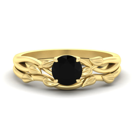leaf-vine-round-solitaire-black-diamond-wedding-ring-set-in-yellow-gold-fdens11688rogblacksleep-nl-yg.jpg?v=1777270309