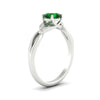 Load image into Gallery viewer, leaf-vine-round-solitaire-emerald-engagement-ring-in-white-gold-fdens11688rorgemgrangle2-nl-wg.jpg?v=1777267104