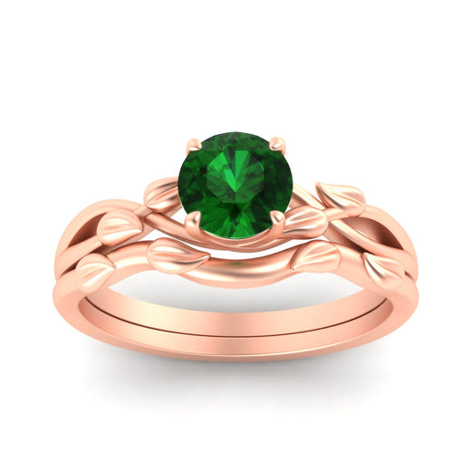 leaf-vine-round-solitaire-emerald-wedding-ring-set-in-rose-gold-fdens11688rogemgrangle5-nl-rg.jpg?v=1777270309
