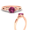Load image into Gallery viewer, leaf-vine-round-solitaire-pink-sapphire-engagement-ring-in-rose-gold-fdens11688rorgsadrpiangle3-nl-rg.jpg?v=1777267103
