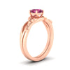 Load image into Gallery viewer, leaf-vine-round-solitaire-pink-sapphire-wedding-ring-set-in-rose-gold-fdens11688rogsadrpiangle2-nl-rg.jpg?v=1777270309