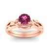 Load image into Gallery viewer, leaf-vine-round-solitaire-pink-sapphire-wedding-ring-set-in-rose-gold-fdens11688rogsadrpiangle5-nl-rg.jpg?v=1777270309