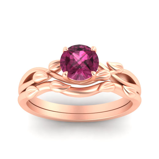 leaf-vine-round-solitaire-pink-sapphire-wedding-ring-set-in-rose-gold-fdens11688rogsadrpiangle5-nl-rg.jpg?v=1777270309