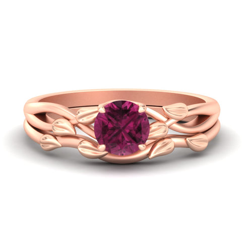leaf-vine-round-solitaire-pink-sapphire-wedding-ring-set-in-rose-gold-fdens11688rogsadrpisleep-nl-rg.jpg?v=1777270309