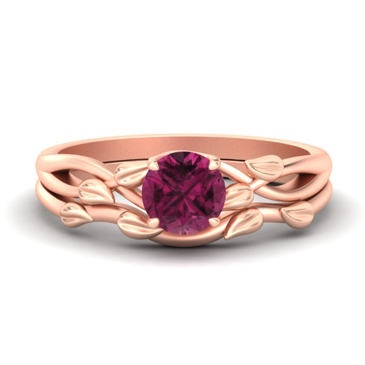 leaf-vine-round-solitaire-pink-sapphire-wedding-ring-set-in-rose-gold-fdens11688rogsadrpisleep-nl-rg.jpg?v=1777270309