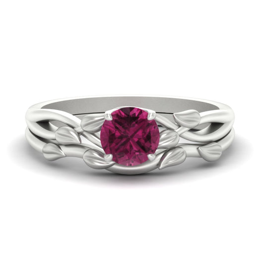 leaf-vine-round-solitaire-pink-sapphire-wedding-ring-set-in-white-gold-fdens11688rogsadrpisleep-nl-wg.jpg?v=1777270309