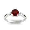 Load image into Gallery viewer, leaf-vine-round-solitaire-ruby-engagement-ring-in-white-gold-fdens11688rorgrudrangle5-nl-wg.jpg?v=1777267104