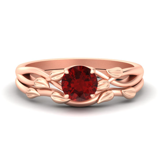 leaf-vine-round-solitaire-ruby-wedding-ring-set-in-rose-gold-fdens11688rogrudrsleep-nl-rg.jpg?v=1777270309