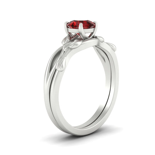 leaf-vine-round-solitaire-ruby-wedding-ring-set-in-white-gold-fdens11688rogrudrangle2-nl-wg.jpg?v=1777270309
