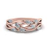Load image into Gallery viewer, leaf-wide-diamond-wedding-band-in-rose-gold-FD9476-NL-RG.jpg
