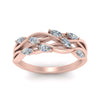 Load image into Gallery viewer, leaf-wide-diamond-wedding-band-in-rose-gold-FD9476-NL-RG.jpg