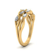 Load image into Gallery viewer, leaf-wide-diamond-wedding-band-in-yellow-gold-FD9476-NL-YG.jpg